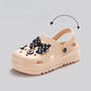 Frauen Clogs 2024 Neue Ankunft Mode Schöne Hausschuhe DIY Nette Bögen Sandalen Outdoor Strand Rutschen für Mädchen